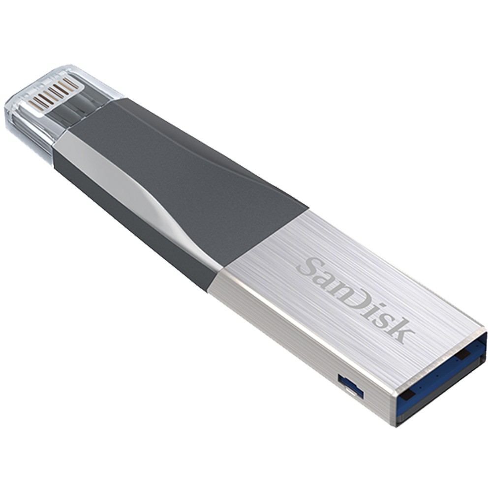 USB 3.0 OTG SanDisk iXpand™ Mini Flash Drive 128GB (Bạc)