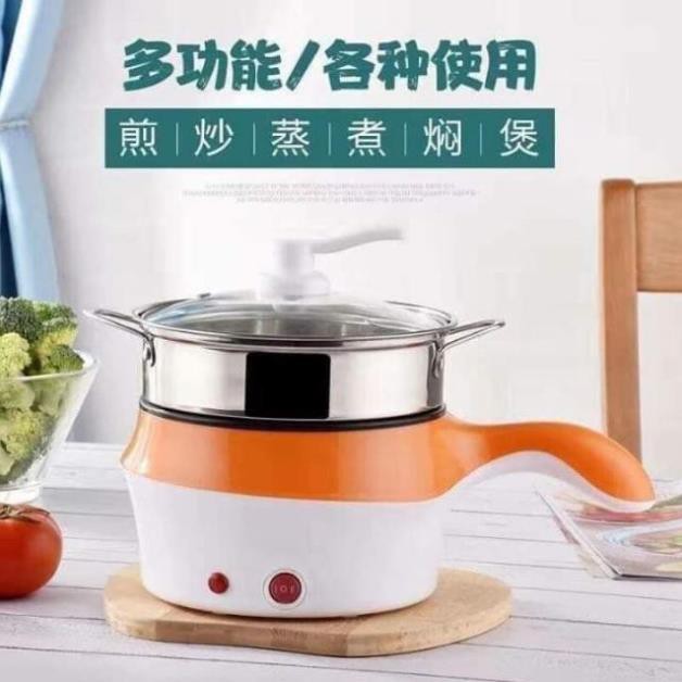 Ca lẩu mini có hấp có tay cầm