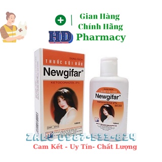 Dầu gội newgifar giảm ngứa da đầu giảm gầu, chai 100ml