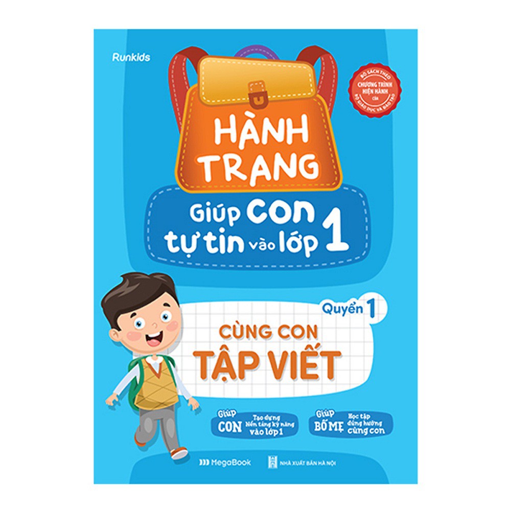 Sách Megabook - Combo 4 cuốn Hành trang giúp con tự tin vào lớp 1