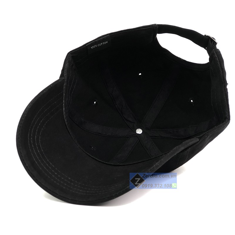 Nón lưỡi trai WALK cho nam và nữ màu đen form mềm đẹp, chất liệu cotton cao cấp