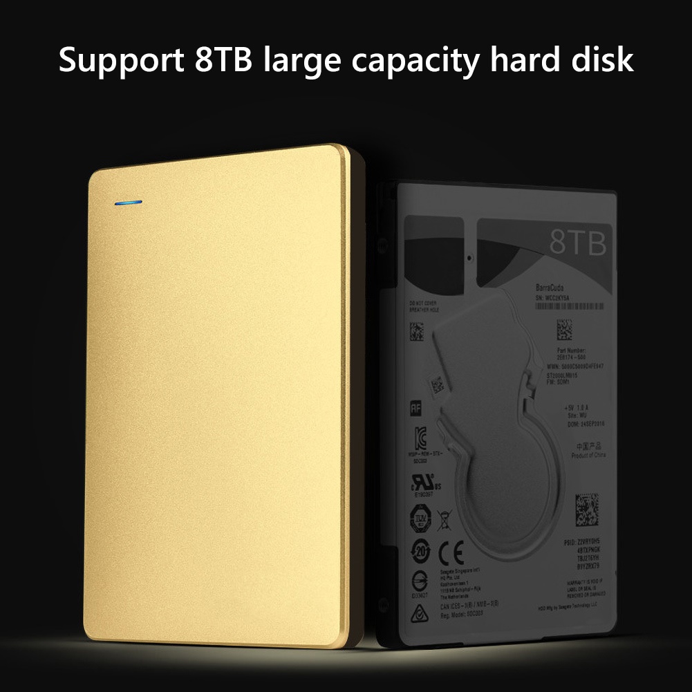 Hộp Đựng Ổ Cứng Ngoài Ms 6gbps Usb 3.0 2.5inch Sata Hdd Ssd