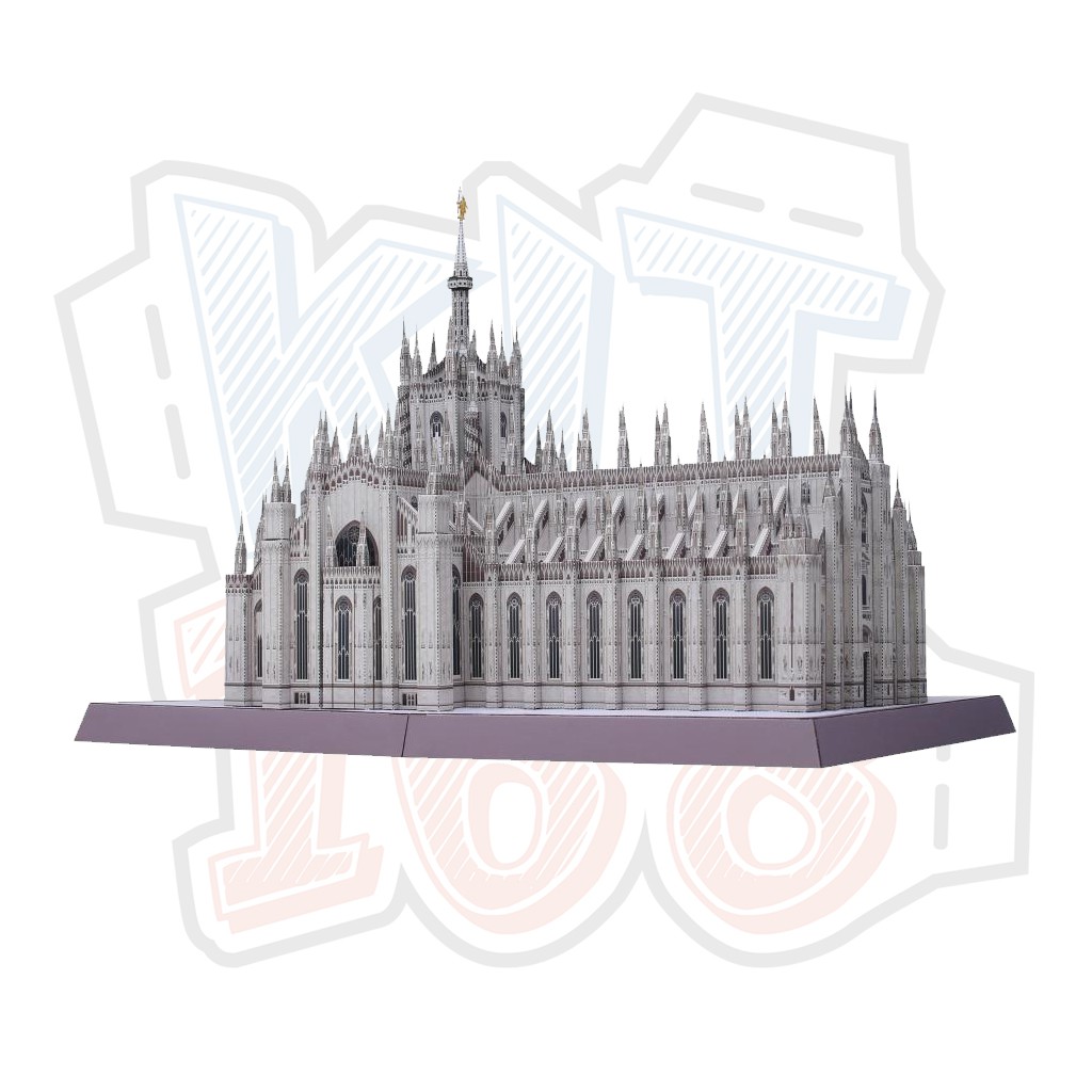 Mô hình giấy kiến trúc Ý Nhà thờ chính tòa Duomo di Milano