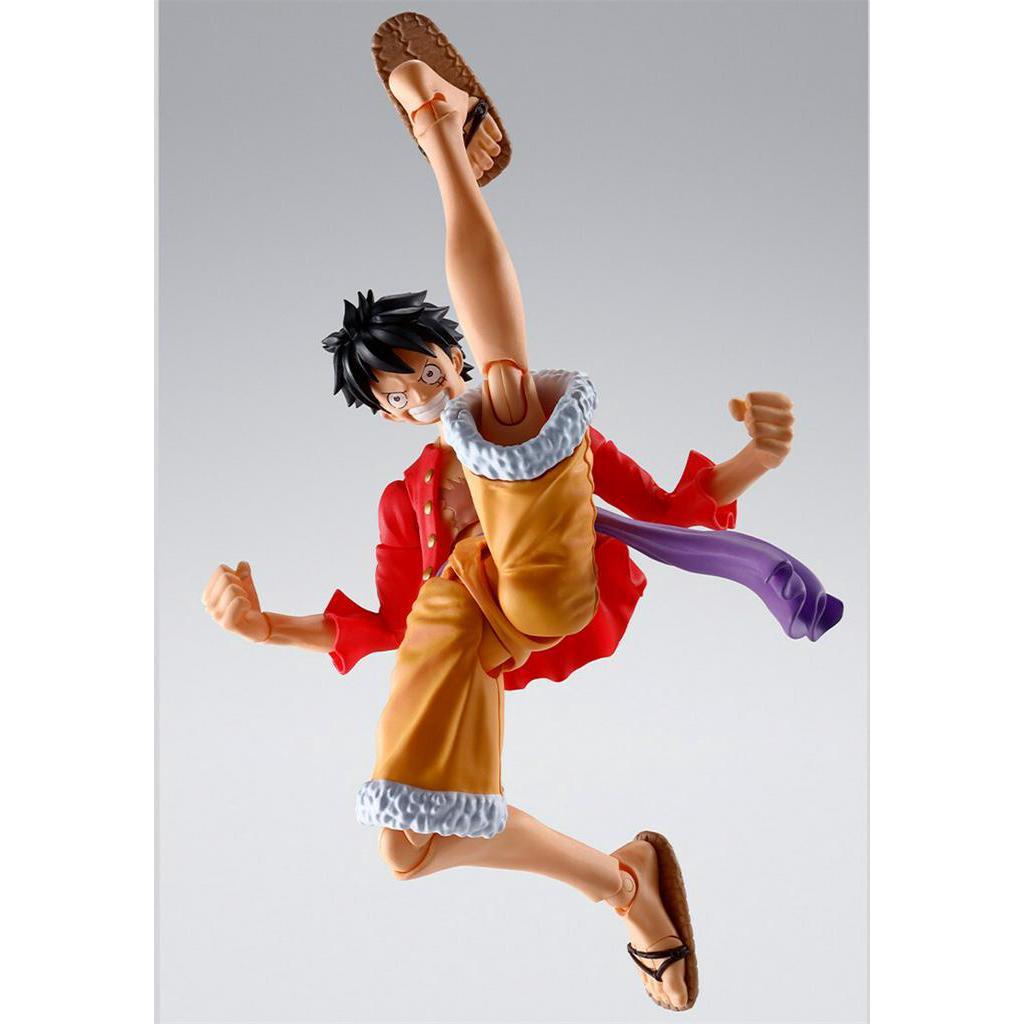 BANDAI Nhân Vật luffy Trong Phim Hoạt Hình one piece Figma Mô Hình Đồ Chơi Nhân Vật monkey d luffy Bằng pvc Cho Bé