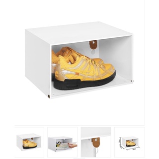 Hộp đựng giày sneaker box cao cấp mica trong suốt đựng giày ngang, siêu cứng cáp PREMIUM SNEAKER BOX