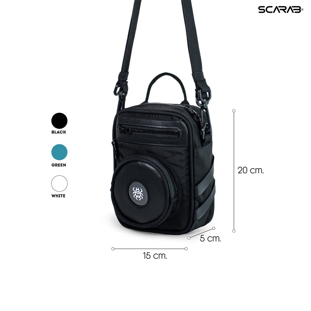 [Mã FASHIONMALLT4 giảm tới 30K đơn 150K] Túi Đeo Chéo Unisex Streetwear - Scarab® Donuts Shoulder Bag