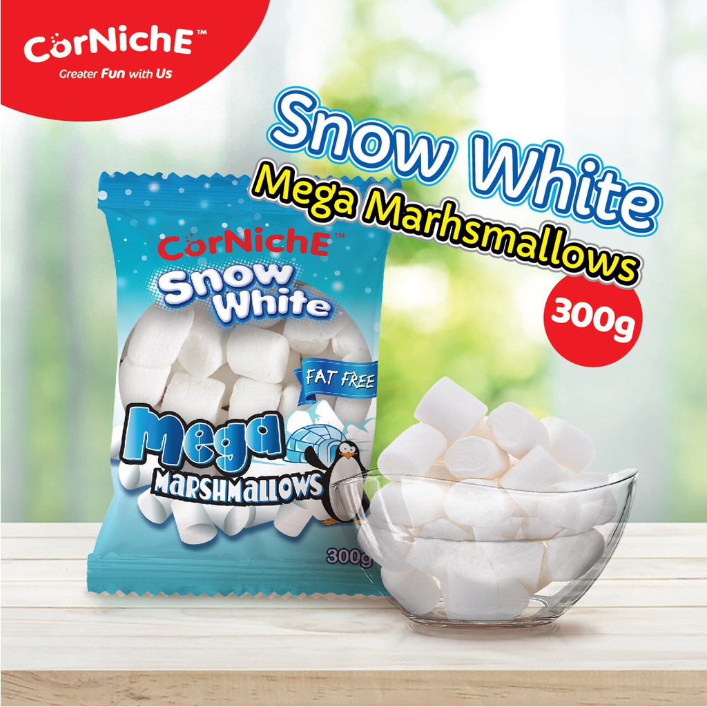 Kẹo Marshmallow Snow White CorNiche Mega 120g