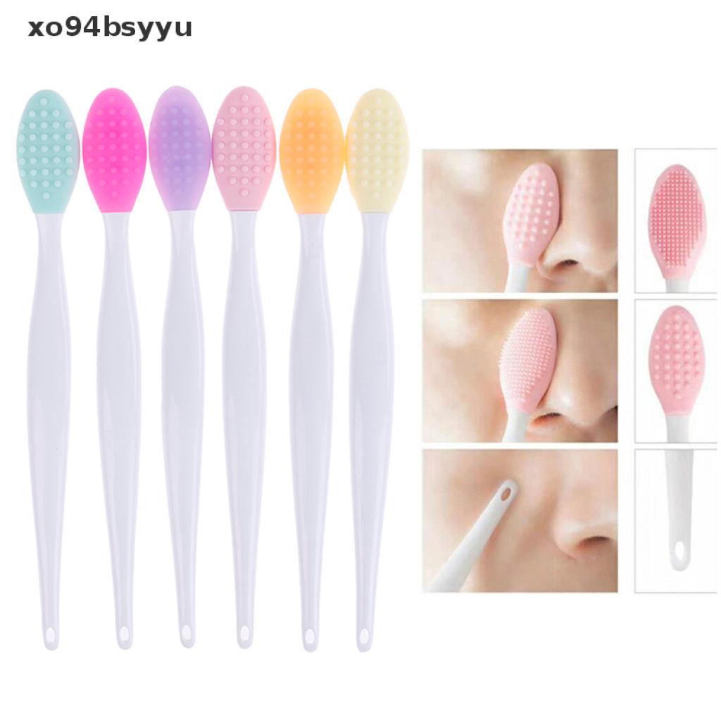 [Hàng mới về] Cọ silicone làm sạch mụn đầu đen ở mũi tiện dụng