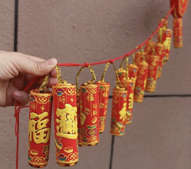 Giá sỉ - Dây pháo giả nhiều kích thước - Phụ kiện Halu