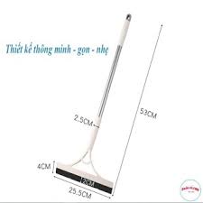 Dụng Cụ Gạt Kính Cán Dài Inox Chắc Chắn