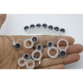 Bộ khoen gồm 14 khoen, size từ 1-14, nhựa dẻo cực xịn giá hợp lý