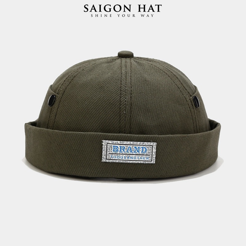 Mũ nón tròn miki hat nam nữ không vành BRAND form beanie phong cách Hàn Quốc SAIGON HAT