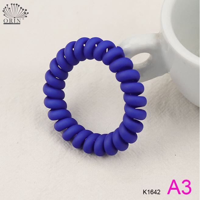 Buộc tóc, cột tóc lò xo xanh thời trang thanh lịch Orin K1642