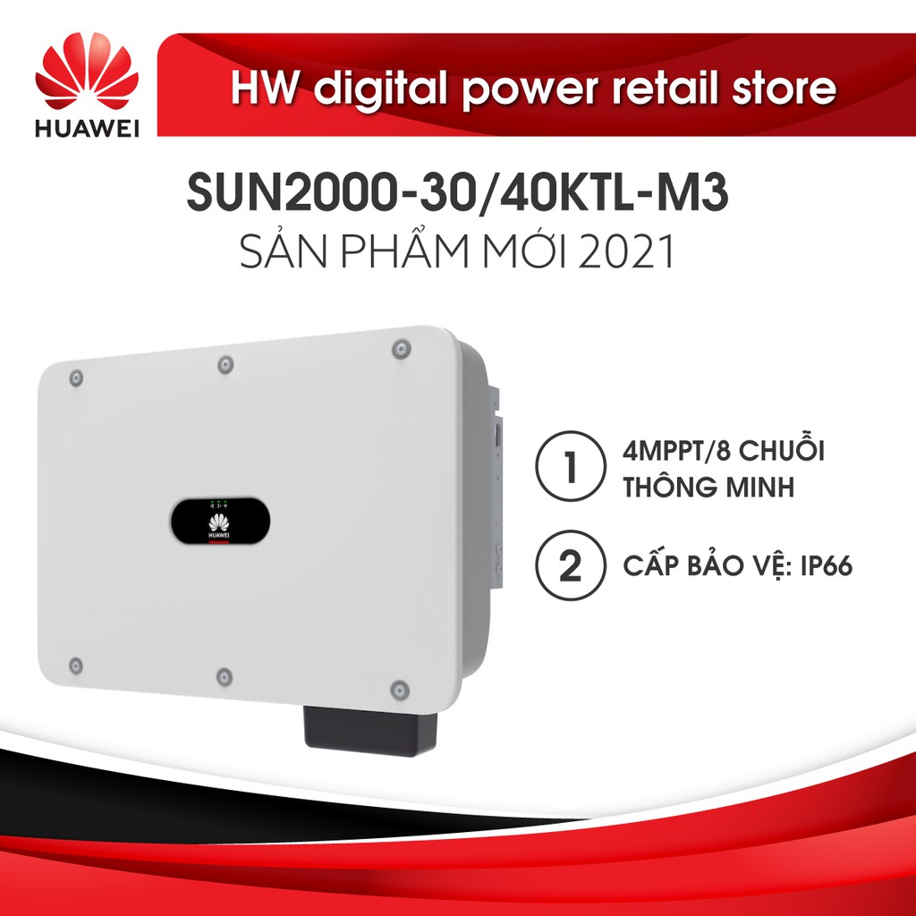 Máy Biến Tần Ba Pha Huawei SUN2000-30/40KTL-M3