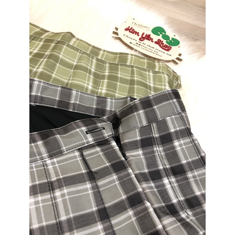 Chân váy ngắn tennis caro thời trang ( có 7 màu, clip thật ) | BigBuy360 - bigbuy360.vn