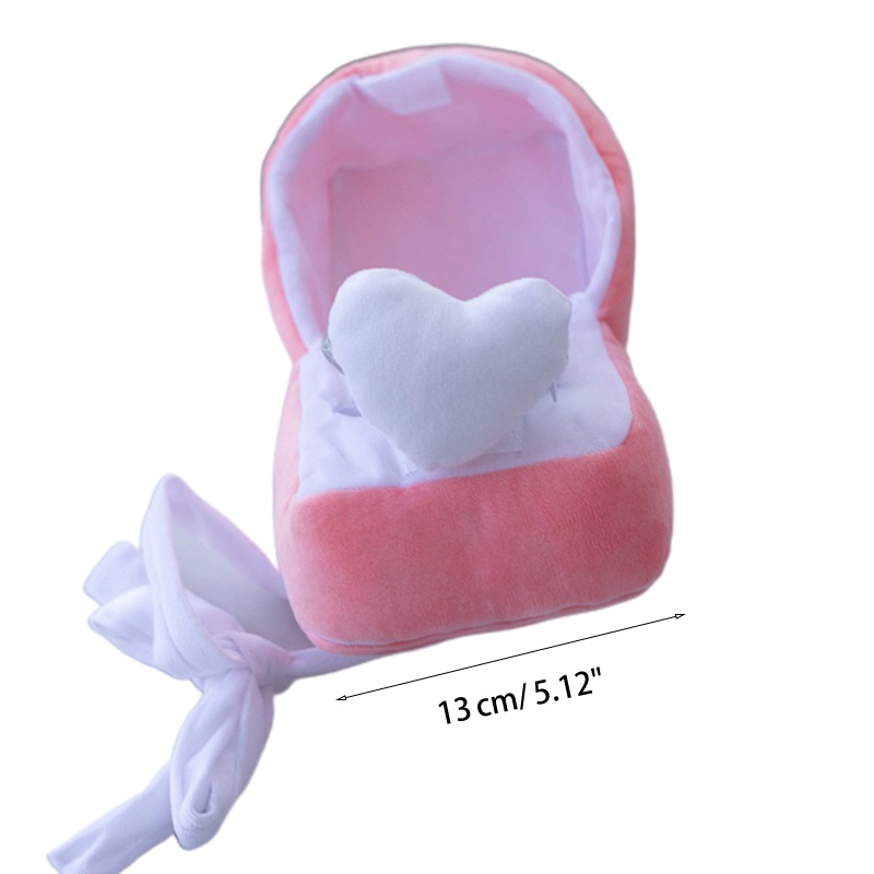 QQ Hộp Đựng Nhẫn Trái Tim Nhồi Bông Thiết Kế Độc Đáo Dùng Làm Quà Tặng Valentine