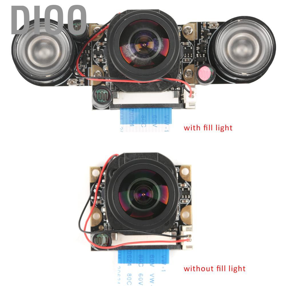 Mô Đun Camera Dioo 1 Cái 5mp Ir Tự Động Tắt Mở Nhìn Ban Đêm Cho Raspberry Pi B 3 / 2