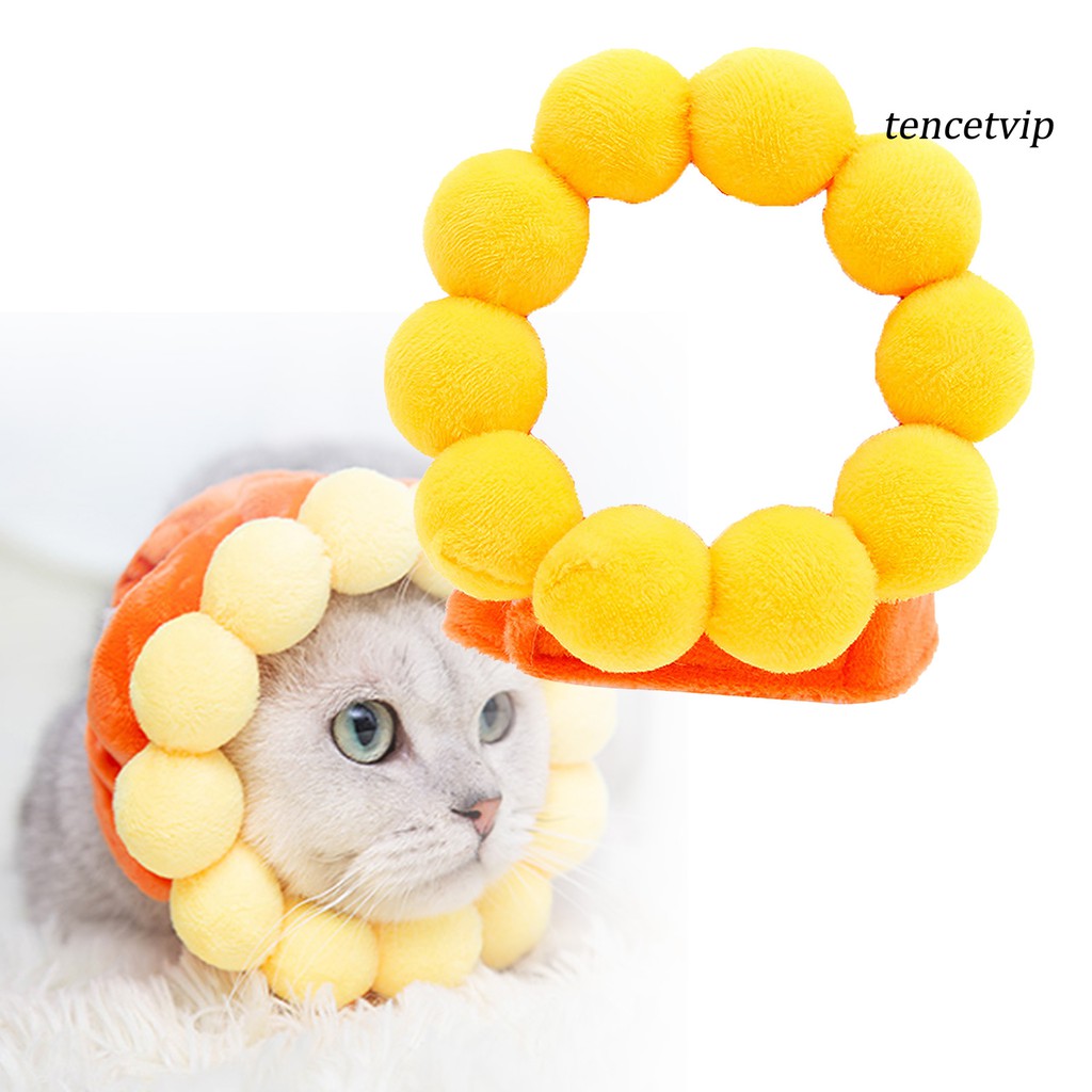 Mũ trùm đầu cotton mềm mại thiết kế hoạt hình đáng yêu dành cho thú cưng