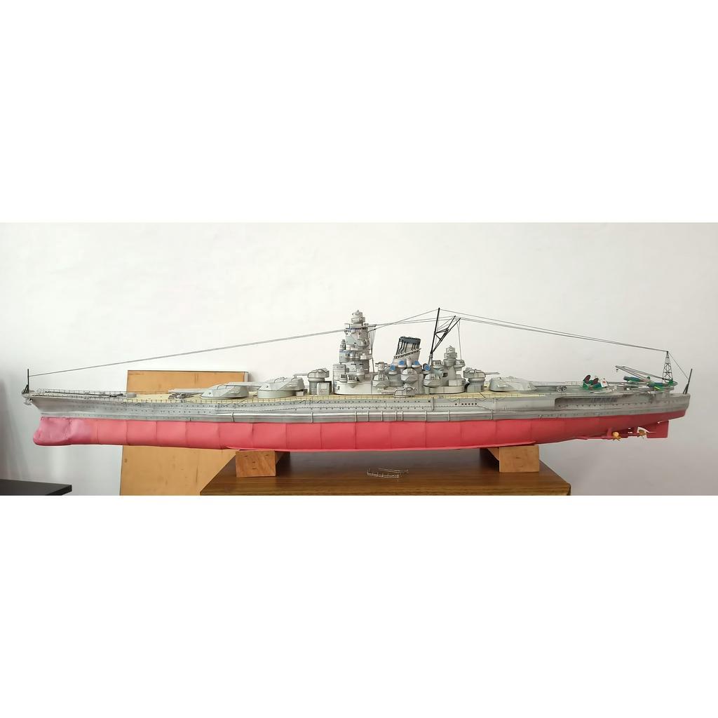 Bộ kit mô hình giấy 3D siêu chiến hạm Hải quân Nhật Bản IJN YAMATO