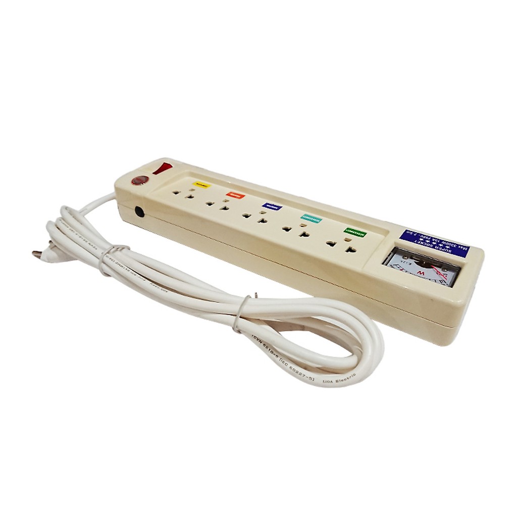 Ổ CẮM LIOA 5OFSSV2.5-2 ĐA NĂNG CAO CẤP PHÒNG THÍ NGHIỆM, BỆNH VIỆN - CÓ ĐỒNG HỒ BÁO VOLT, BẢO VỆ QUÁ TẢI BẰNG CB