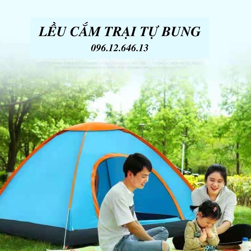 💥Lều cắm trại picnic 2 lớp 💥 , đi phượt, du lịch dã ngoại chống thấm ngủ ngon hòa mình vào thiên nhiên, lều cắm trại