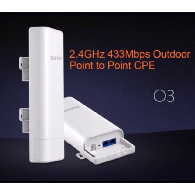 Thiết Bị Thu Phát Wifi Tenda O3 v2 Phát Xa 5KM Ngoài Trời O3 v2.0 | BigBuy360 - bigbuy360.vn