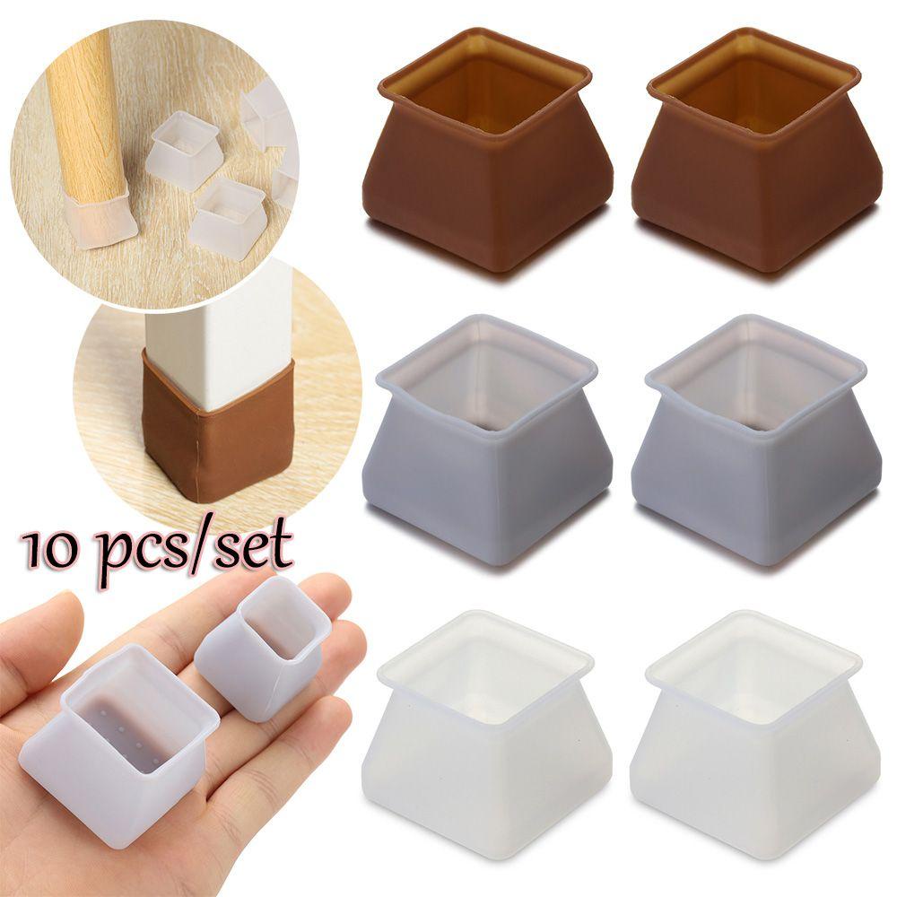 Nắp Chân Ghế Hình Vuông Cỡ Lớn Màu Nâu Mới