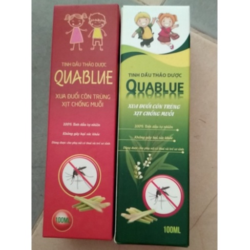 Tinh dầu thảo dược chống côn trùng Quablue 100ml ( dùng cho bé )