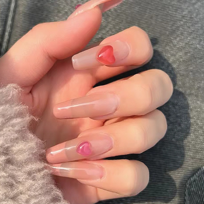 Đá Đính Trang Trí Móng Tay Hình Trái Tim Xinh Xắn