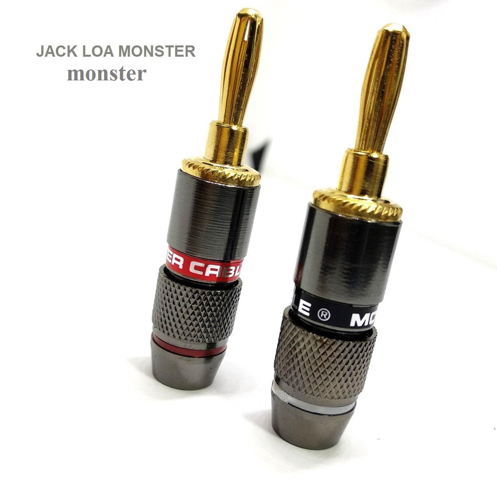 Jack loa bắp chuối Monster Hàng USA đầu mạ cao cấp giảm ổn tăng cường tiếp xúc [ Giá Thợ]