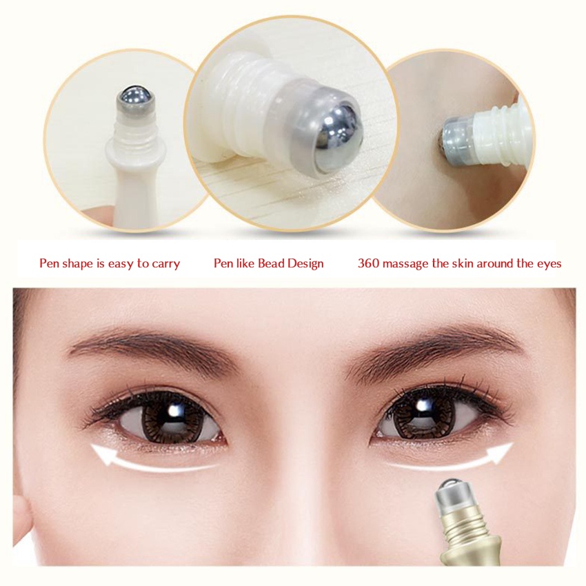 Tinh Chất Dưỡng Da Mắt 15ml Làm Trắng Dưỡng Ẩm Chống Lão Hóa Chống Nếp Nhăn Xóa Mờ Quầng Thâm / Bọng Mắt