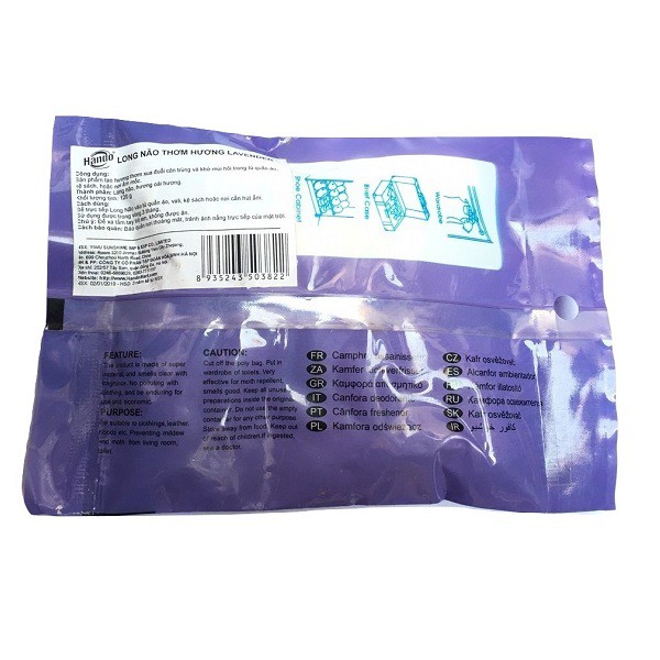 Gói long não thơm đuổi côn trùng 120g Hương Thiên Nhiên