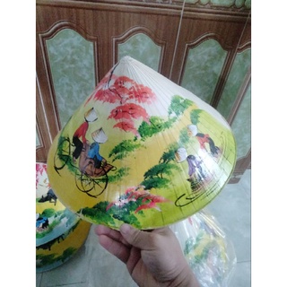 Sỉ nón lá vẽ tranh