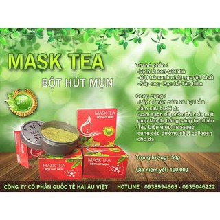 Bột lột mụn trà xanh