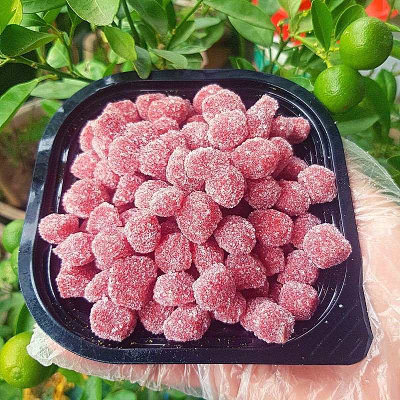 Ô mai kẹo Dâu Tây Đà Lạt 300g và 500g