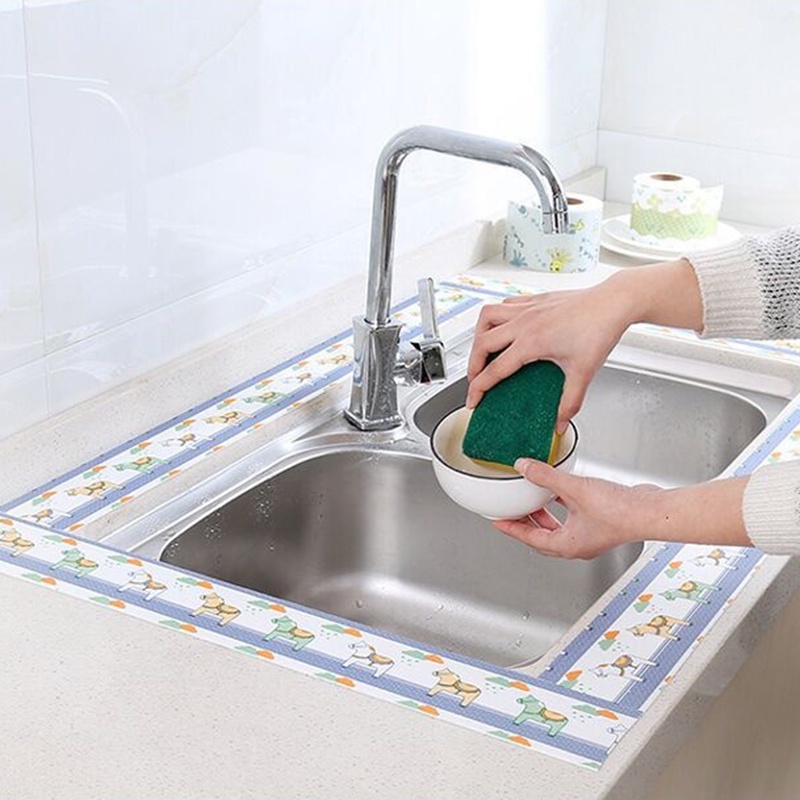 Cuộn Băng Keo Chống Ẩm Chống Nước Dán Bồn Rửa Chén Nhà Bếp