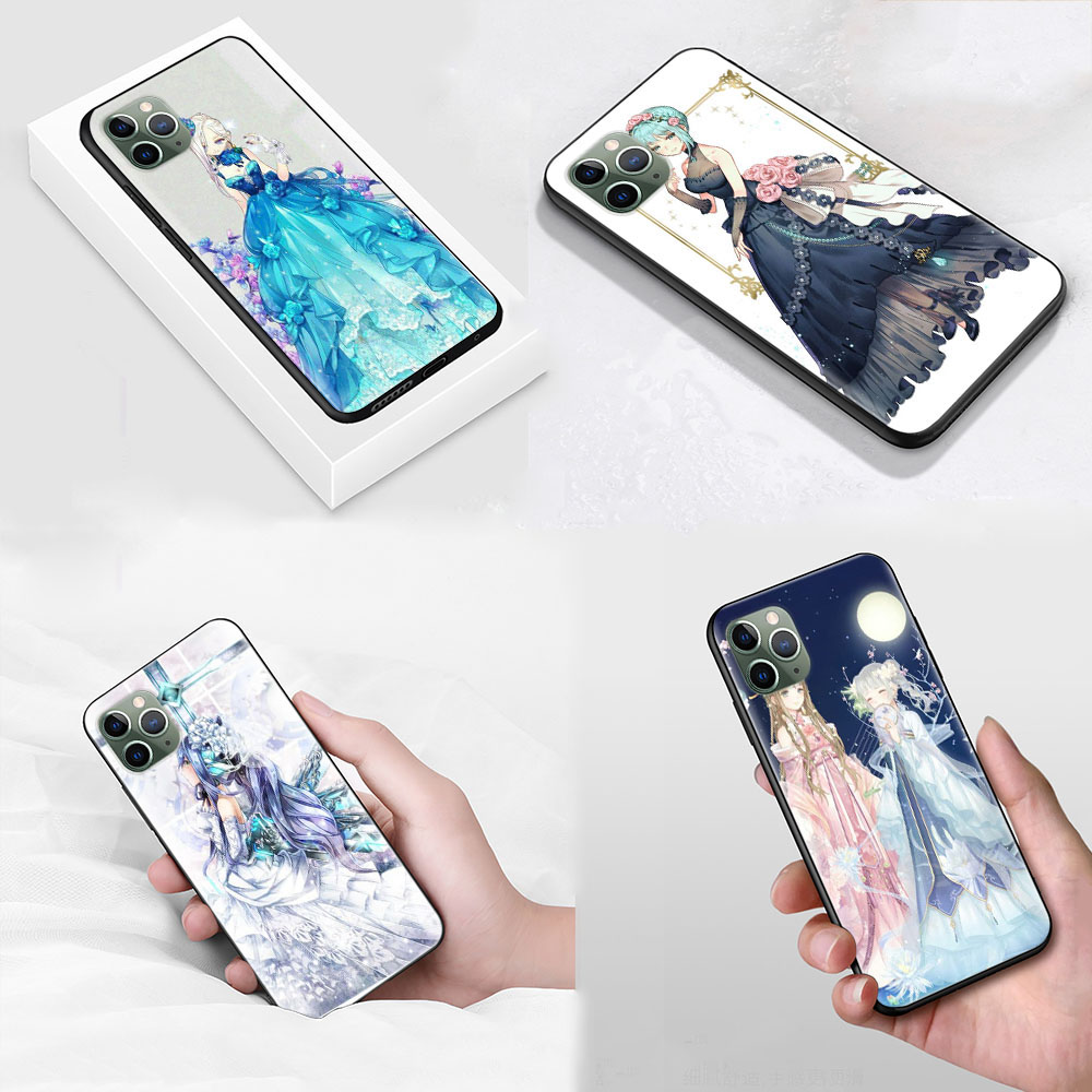 Ốp Điện Thoại Silicon Mềm Hình Cô Gái Mặc Đầm Anime S-5 Cho Xiaomi Redmi Note 9T 9 9S 9A 9C Max Pro Power Prime NFC