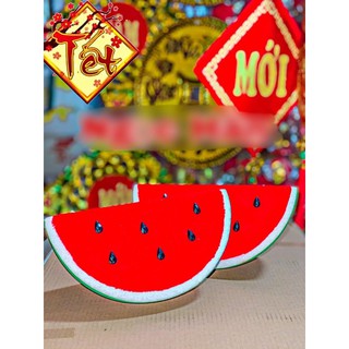 Mô hình Miếng dưa hấu trang trí TẾT bằng mút xốp