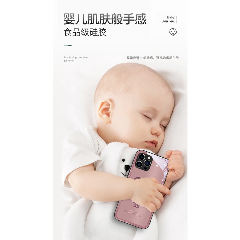 Ốp Điện Thoại Kính Cường Lực 3d Cho iPhone 7 plus 8 plus xs max xr 11 pro max 12 pro max 13 pro max 14 plus 14 pro max