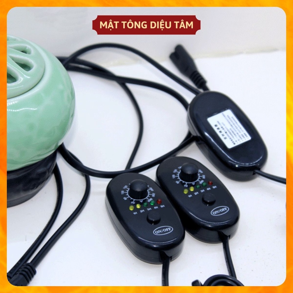 Bộ điều kiển nhiệt độ và hẹn giờ dùng cho lư hương xông trầm, đèn đa năng