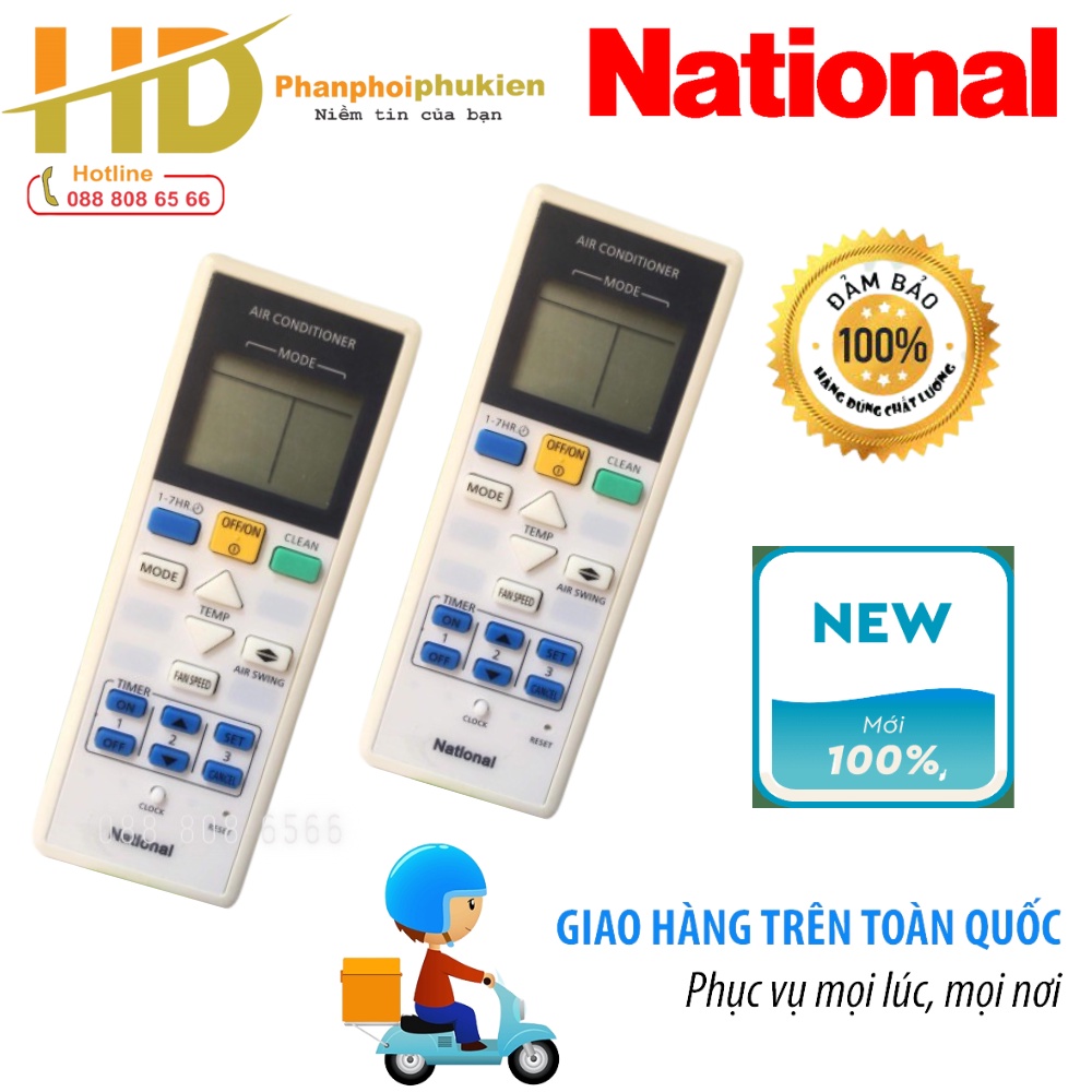 Điều khiển điều hòa Nation - Remote điều hòa Nation