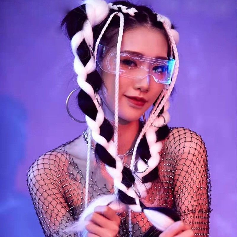 Bím Tóc Giả Thắt Bím Đuôi Ngựa Màu Sắc Phong Cách Âu Mỹ Dành Cho Nữ