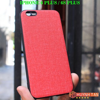 Ốp lưng iphone 6 plus / 6s plus vân vải jean