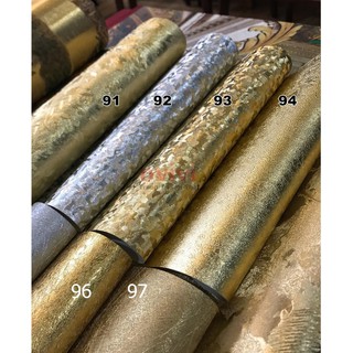 Giấy Dán Tường Karaoke, Spa, ánh kim phản sáng, Giấy dán tường lụa không keo  Khổ 9.5m x 53 cm