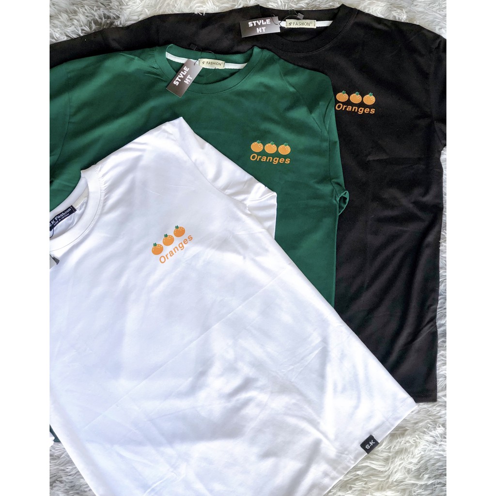 [FREE SIZE] Áo Thun Unisex Tay Lỡ From Rộng Cho Nam Và Nữ - In Chữ Oranges - Dáng Ulzzang | BigBuy360 - bigbuy360.vn