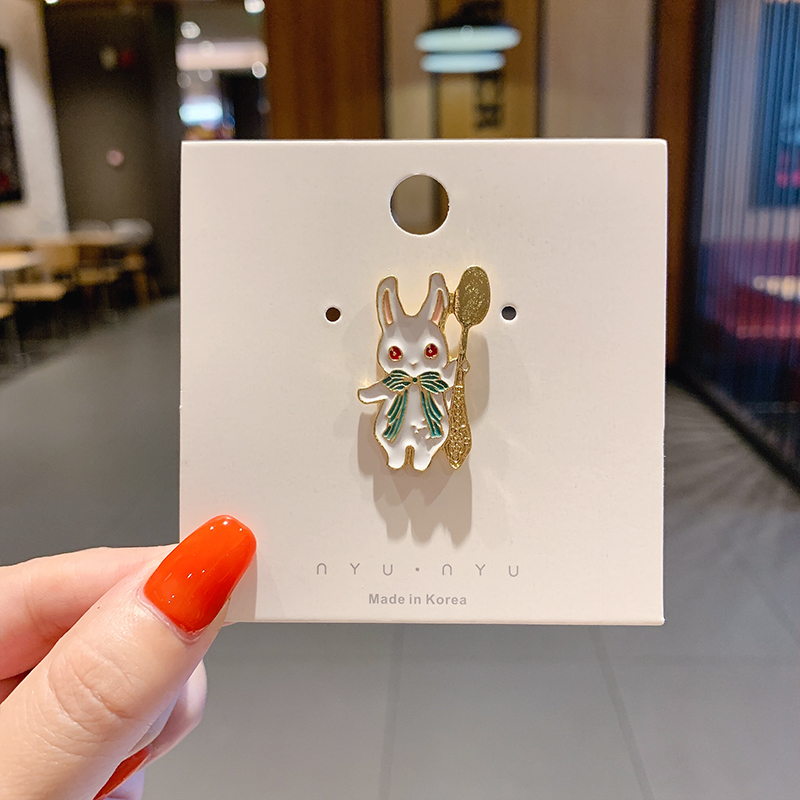 Trâm Cài Áo Thiết Kế Hình Hoạt Hình Dễ Thương Phong Cách Hàn Quốc Thời Trang