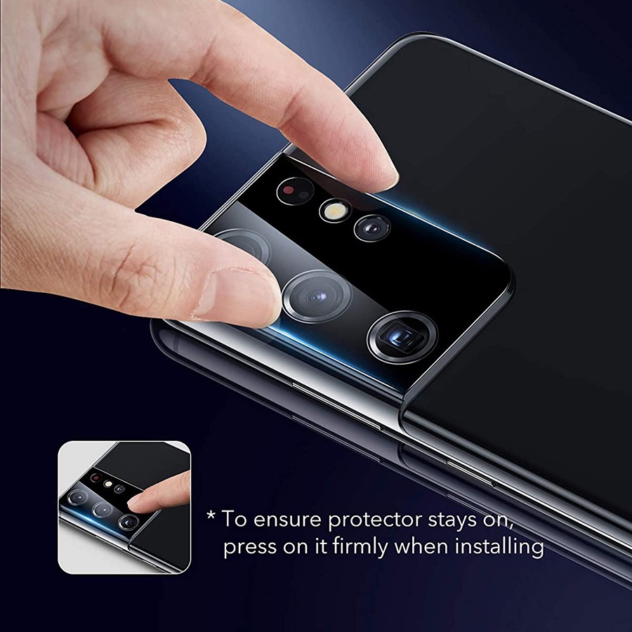 Kính cường lực bảo vệ Camera Cho Samsung Galaxy S21 S20 Plus Note 20 Ultra S20 FE Note 10 Lite Z Fold2 3 A72 A52 A42 A32 A02s A03s A21s A12 A22 A31 A51 A71 M52s M21 M31 M30s M51