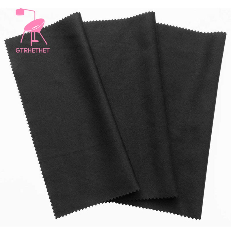 Set 3 khăn lau kính màn hình điện thoại laptop kích thước 20x19cm tiện dụng
