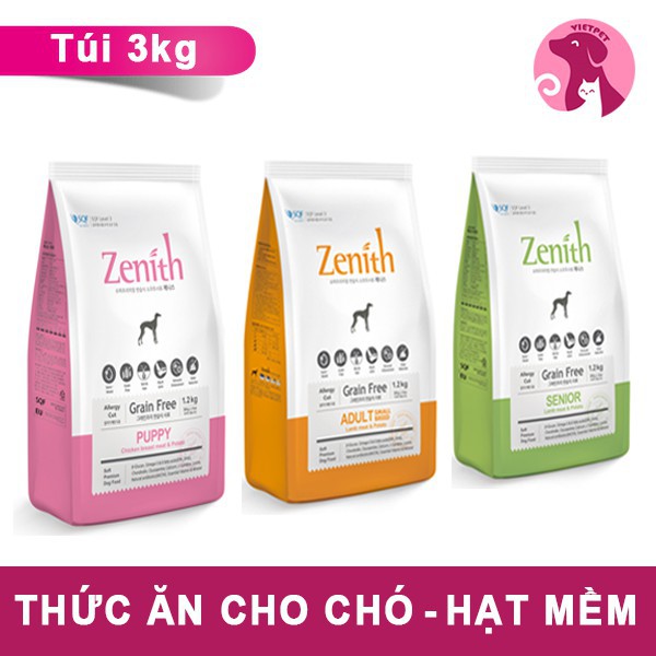 Zenith thức ăn hạt mềm cho chó con 3kg