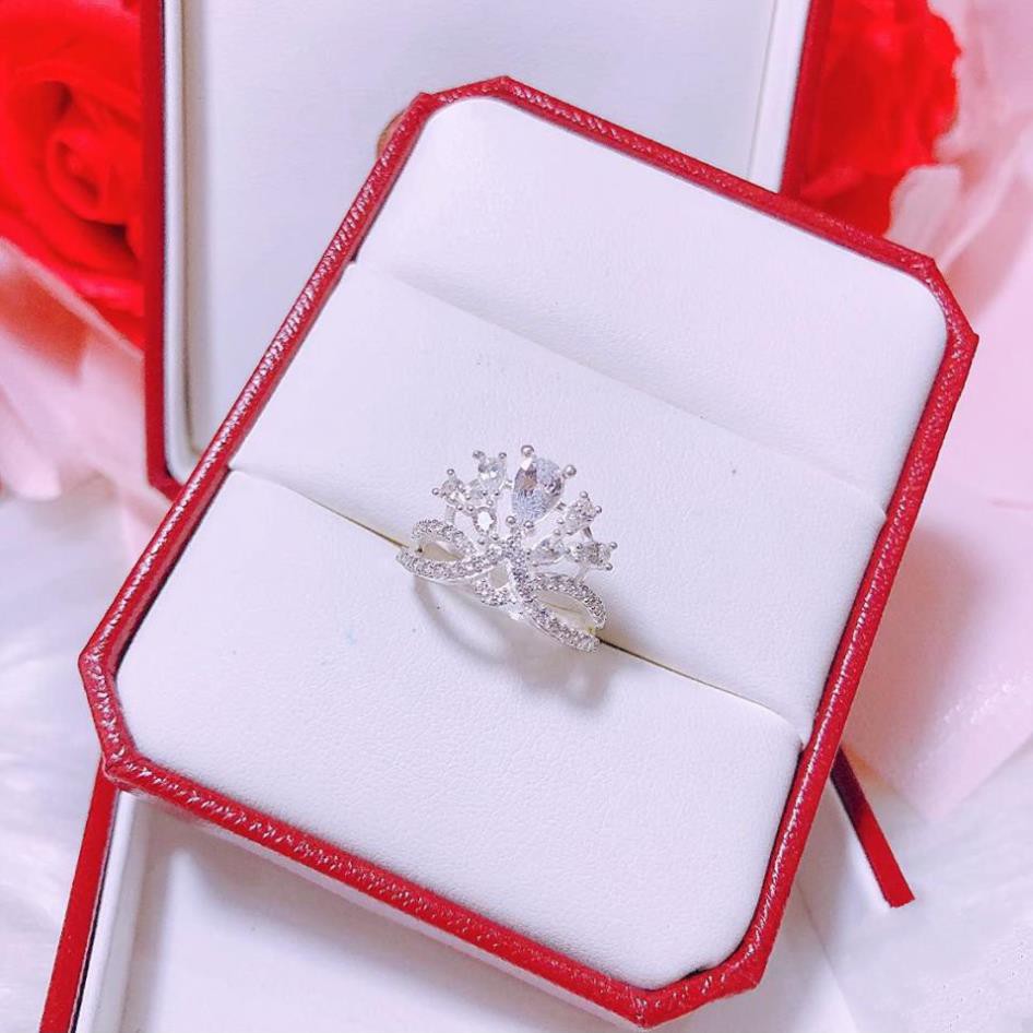 Nhẫn Bạc JSS Nữ Vương Miện Công Chúa